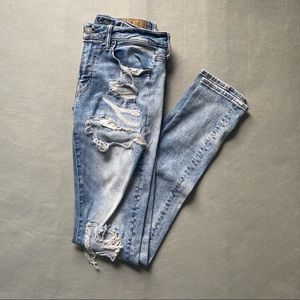 Mens AEO Ripped AirFlex Jeans!! Stacked Skinny Style!!